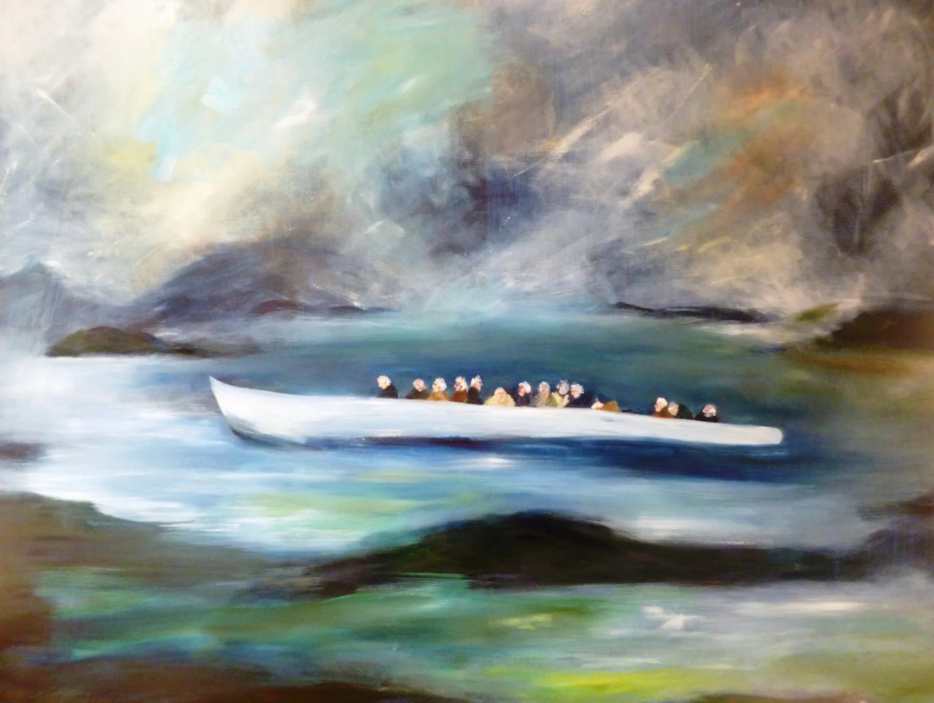 Figürliches Gemälde 18